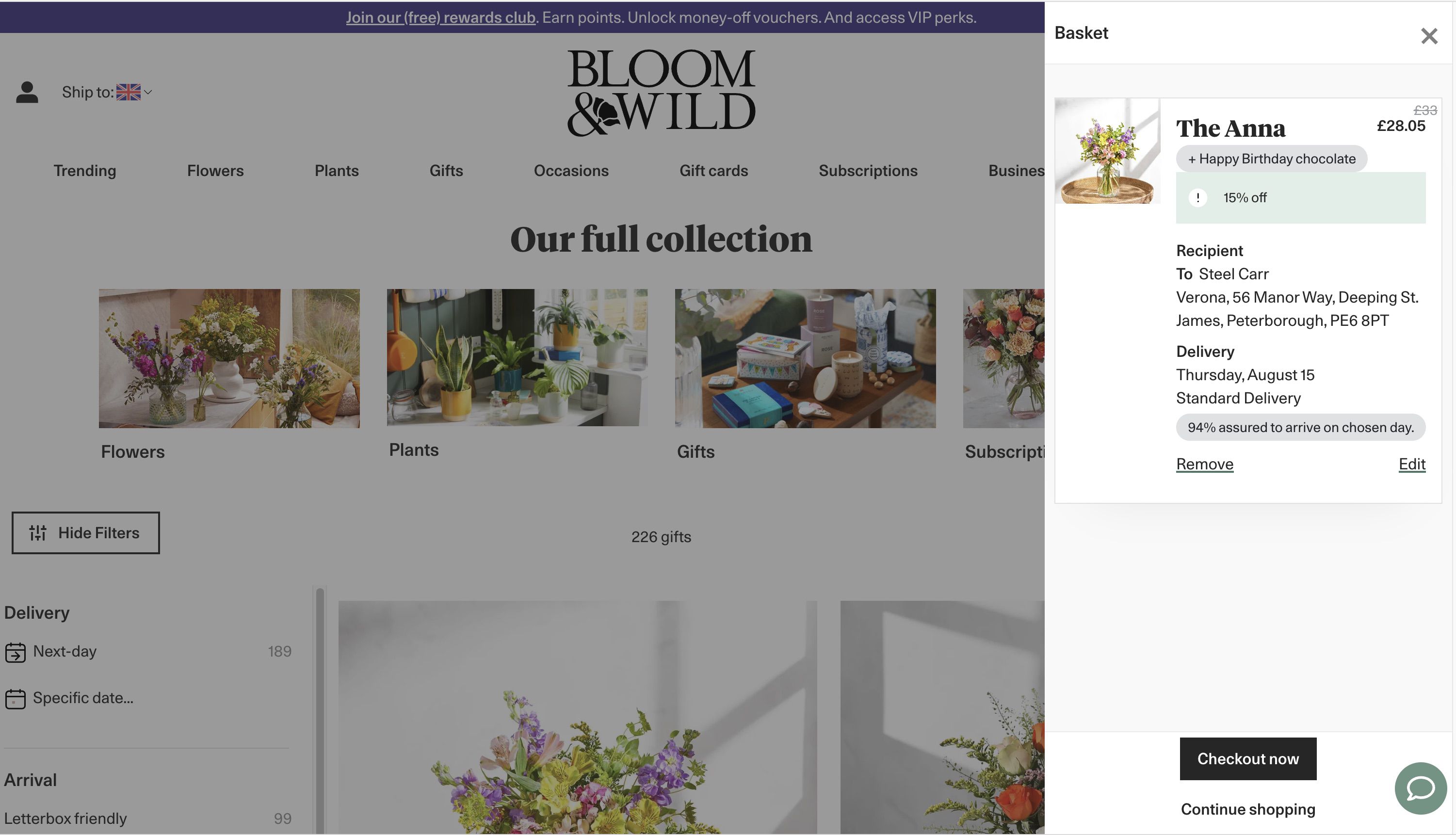 Bloom & Wild screenshot 6