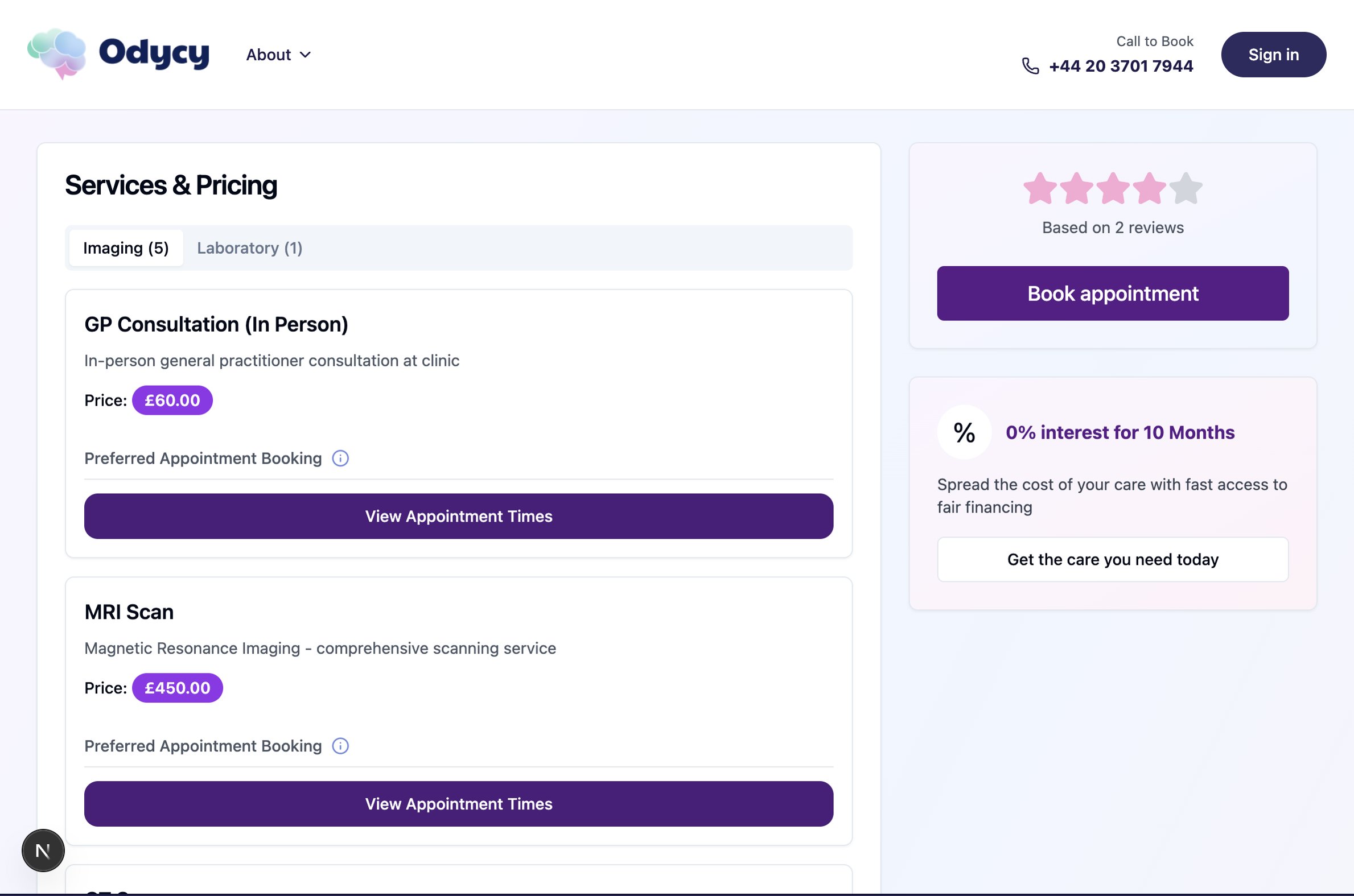 Provider View Services